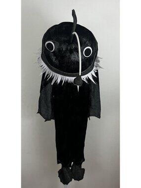 Chasing Fireflies Boy's Girl's Child 4 Black Angler Fish Costume Mask Set
